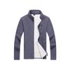 Woodpecker Men's Fleece-Lined Cardigan: Autumn/Winter Casual Stand-Up Collar Jacket