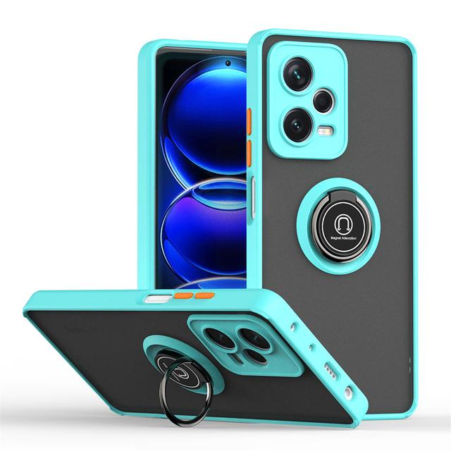 Для Xiaomi Redmi Note 12 Pro 5G чехол с металлическим кольцом и магнитным держателем, защитный чехол Phoen для Redmi Note 12 Pro + Plus, задняя крышка-подставка