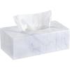 Акриловые чехлы для коробок с салфетками с магнитным основанием, органайзеры для сушилок и масок для ванной комнаты, офиса, автомобиля - белые прямоугольные