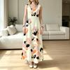 Women's Minimalist Loose Lightweight Long Dress for Vacation,Cool Summer Outfits,Spring Autumn Layering