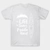 Футболка женская Life Is Short Paddle Hard Harajuku Print Kawaii футболка летняя с коротким рукавом женская футболка топ футболка