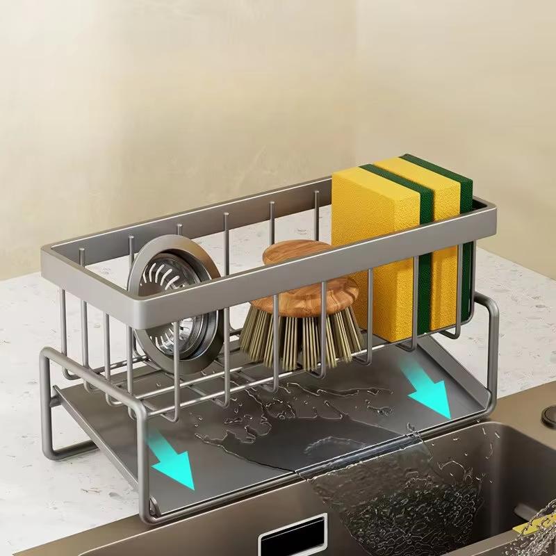 Кухонные принадлежности для хранения водонепроницаемая сушилка для посуды поднос для тарелок сушилка для посуды слив для мелкого мусора губка для слива