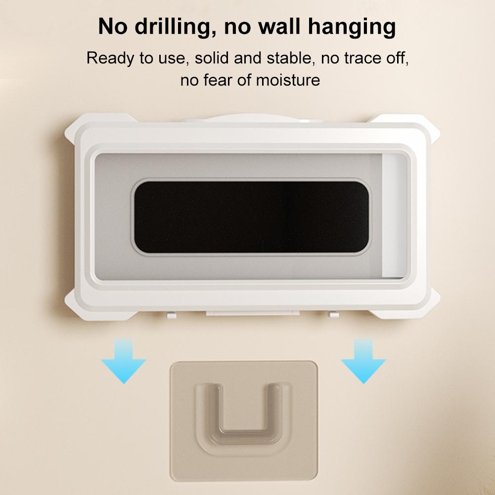 Вращающийся Водонепроницаемый Настенный Держатель для Телефона для Ванной с Сенсорным Экраном Домашний Настенный Чехол-Подставка Коробка Герметичный для Душа Хранение для 4-7"