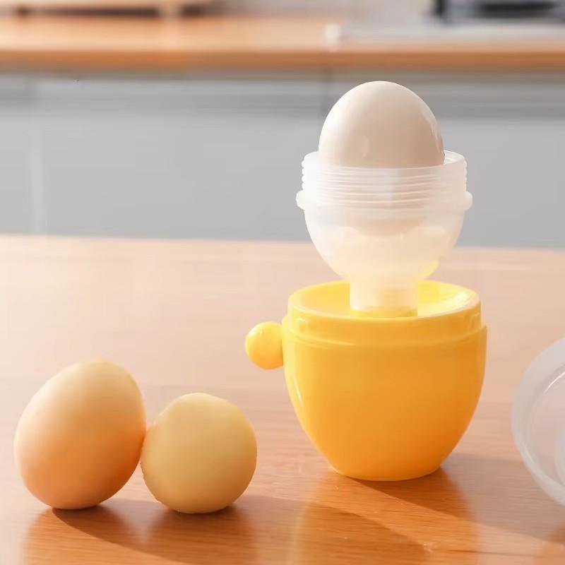 New Concise Design Yolk Shaker Puller Scrambler Suitable Household Scrambler Gadget Manual Mixing Eggs Spin Maker Kitchen Tools