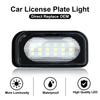 2 шт./компл. светодиодная лампа номерного знака без ошибок Canbus для Benz Mercedes C-Classe W203 4 двери 2001-2007 автомобильный Стайлинг 18SMD светодиодная лампа для автомобильного номерного знака
