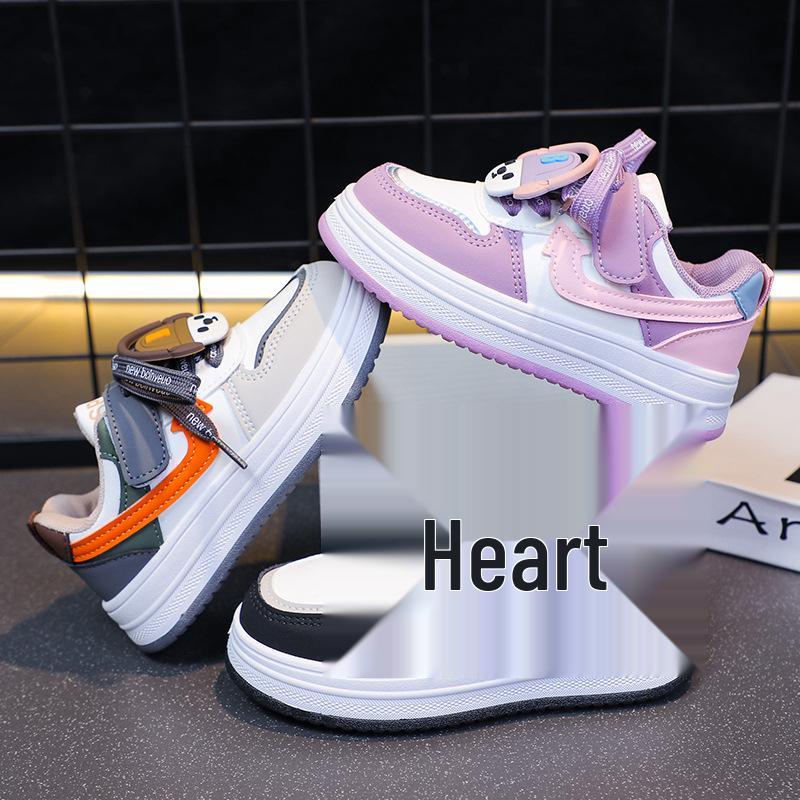 Дышащие, износостойкие скейт-туфли для детей – Удобные кроссовки с мягкой подошвой для мальчиков и девочек с мультяшным дизайном