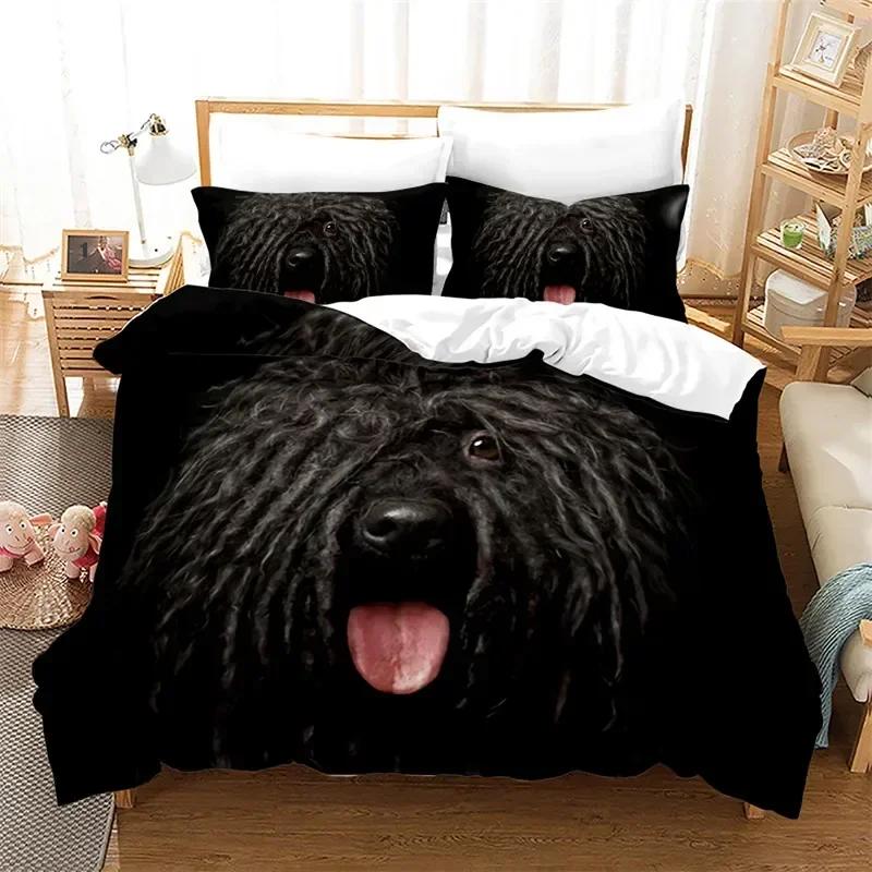 3D Print Cute Dog Lovely Puppy Pet Comfortable Duvet Quilt Cover Pillowcase Bedding Set Children Bedroom Decoration Home Textile