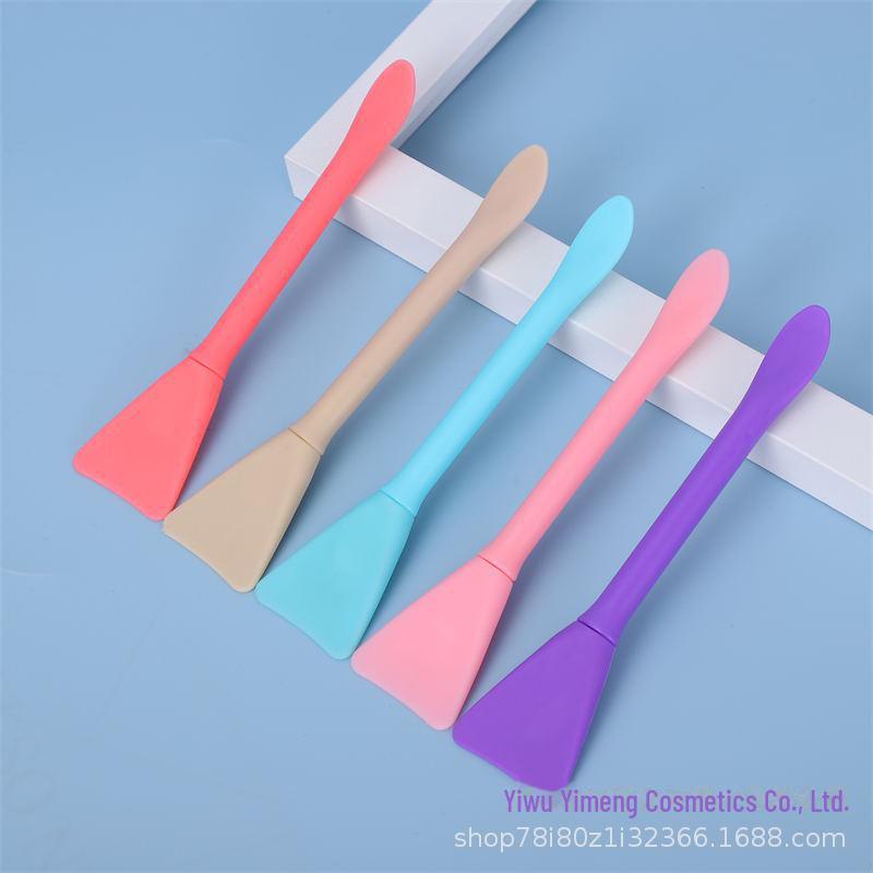 Двойная силиконовая щетка для масок с лопаткой для масок