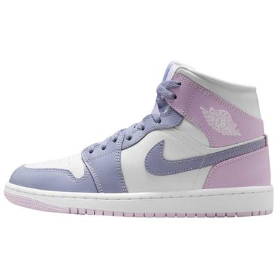 Женские кроссовки Air 1 Mid Indigo Haze Doll Фиолетовый Белый BQ6472-510