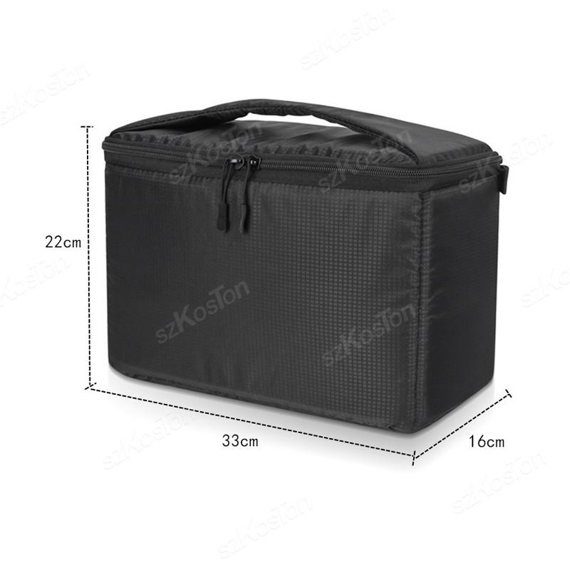 Водонепроницаемая сумка для зеркальной камеры, переносная внутренняя перегородка, мягкая защитная сумка, супер толстая, устойчивая к падениям, сумка с вкладышами