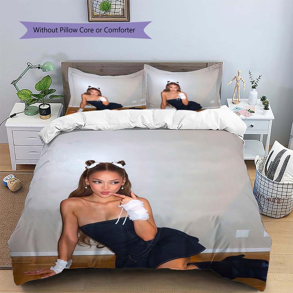 1PC Ayliva theme pattern Bedding Quilt Set Quilt Cover Pillowcase Home Decoration Birthday Gift (1 * duvet cover + 16 * pillowcase, without core)