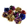 6PcsMylar Crinkle Foil Balls Cat Kitten Sound Play Toy Crackle Paper Rustle