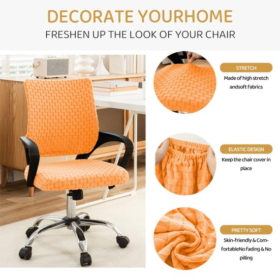 Чехол для компьютерного кресла Yousheng, эластичный чехол для офисного кресла, универсальный чехол для рабочего кресла, чехол для вращающегося кресла для домашнего офиса