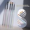 Nail Art Pen Soft Bristles Fashion Manicure Tools Acrylic Nail Extension Painting Brush