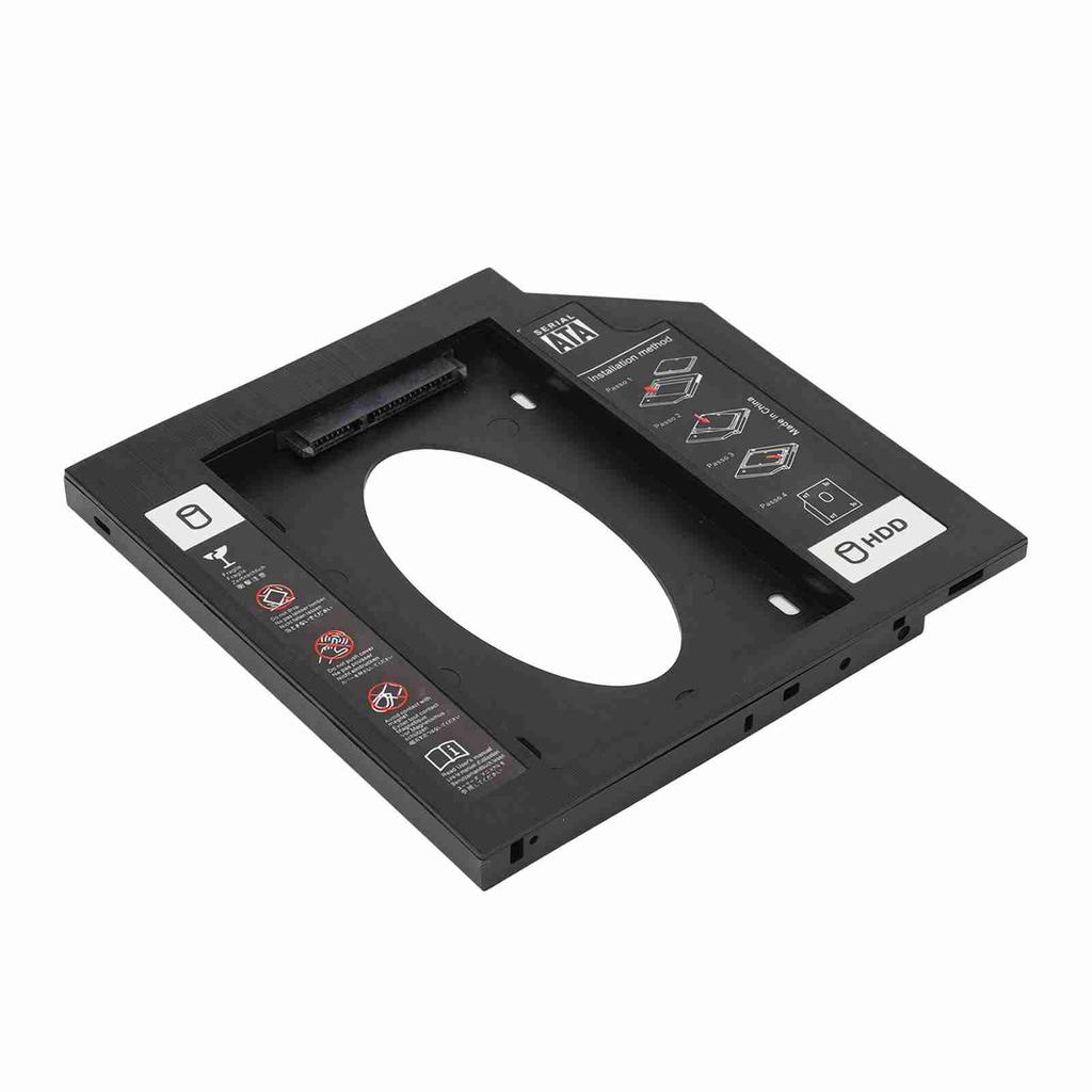 Отсек для HDD Caddy General 9,5 мм 2,5 дюйма SATA к SATA 2-й HDD SSD Лоток для жесткого диска Крышка для слота привода CD DVD ROM ноутбука