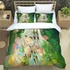 Genshin Impact Element Duvet Cover Set 3 Pieces Cartoon Bedding Set Bedroom Dormitory Soft Single Double Duvet Cover For Boys