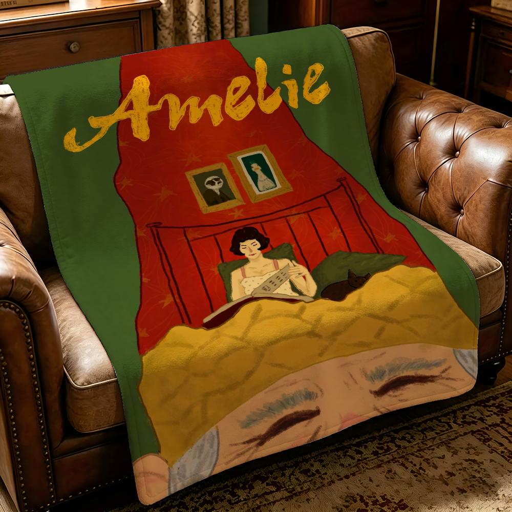Character a-amelie-e Плотное Уютное Фланелевое Одеяло, Многоцелевое Использование В Помещении На Улице Ежедневный Сон