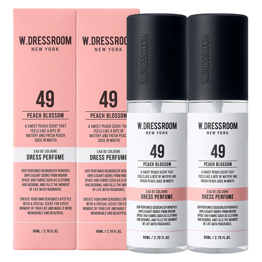 W.Dressroom Dress Perfume 49 Peach Blossom 80ml 2 pcs