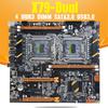 X79 Dual CPU Motherboard LGA 2011 4 * DDR3 REG ECC USB3.0 Sta3 PCI-E 3.0 With Process Motherboard