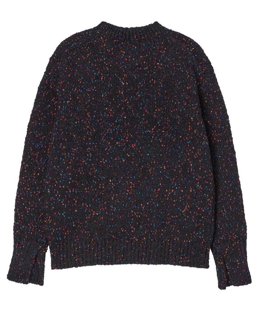 BEYOND CLOSET [Collection Line] Dust Pop Vintage Knit Navy