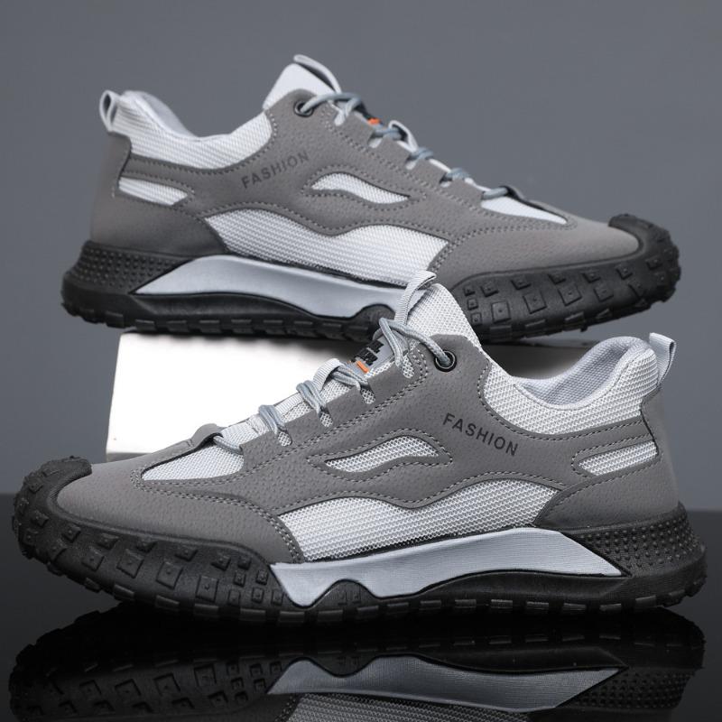 Новая мужская дышащая сетчатая обувь Летняя уличная повседневная спортивная обувь Противоскользящая износостойкая Модная мужская обувь