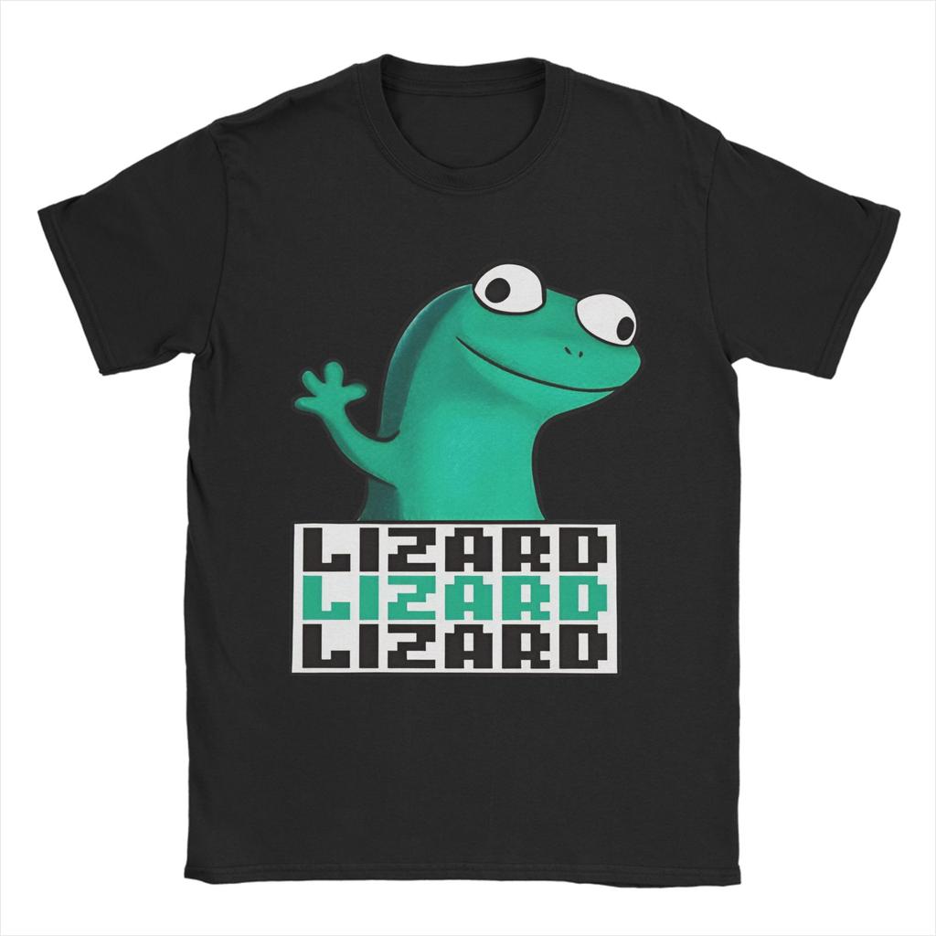 Мужская футболка Hoppers Tom Lizard с забавной позой крика Хлопковая одежда Потрясающие футболки с коротким рукавом и круглым вырезом Вечеринки Футболки