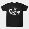 Мужская черная футболка с принтом Darksail Crew T-Shirt Печать на трансферной бумаге без вырезания Хлопковая футболка