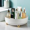 1pc  360° Rotating Storage Tray, Cosmetic & Perfume Organiser, Desktop Storage Tray, Bathroom & Skincare Storage Tray Large Capacity