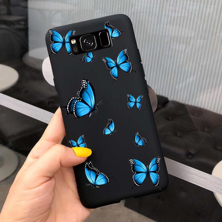 Чехол для Samsung Galaxy S8 Чехол Galaxy S8+ Стильный Подсолнух Красивые Девушки Чехол Для Samsung S8 Plus GalaxyS8 S8+ Мягкие Сумки Чехол