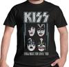 Kiss T Shirt Made For Lovin You Logo Band Glam Rock Black New Official