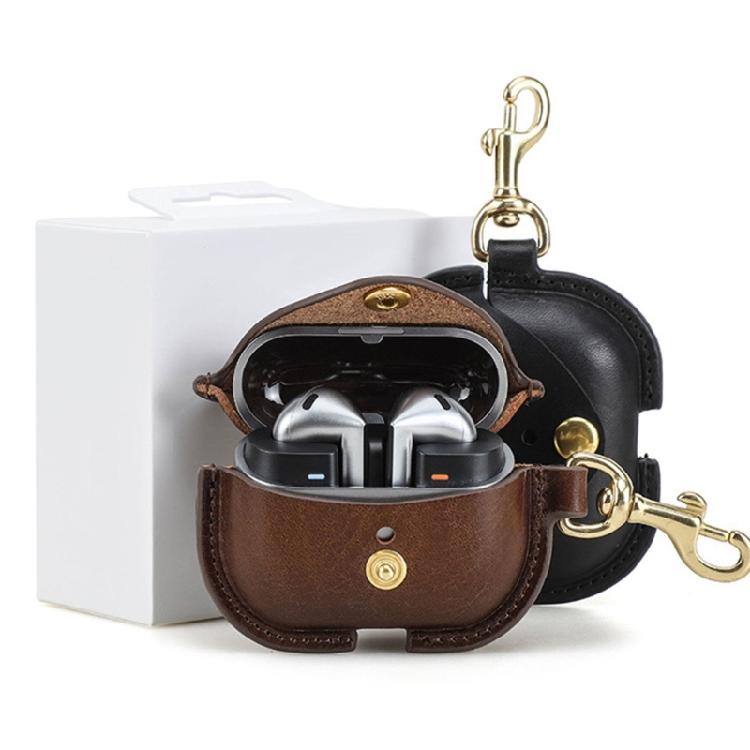 Противоударный чехол для наушников, устойчивый к царапинам корпус, пыленепроницаемая моющаяся кожаная обложка, защитный чехол для Buds 3