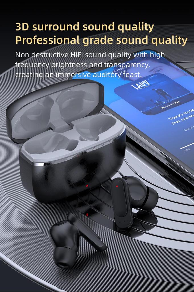Беспроводные Bluetooth-наушники с шумоподавлением, HD-звуком и долгим временем работы от аккумулятора