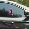 Solar-Powered Love Car Window Light Heart-Shaped Glowing Atmosphere Lamp  Warning Light