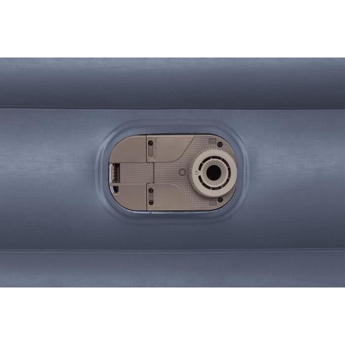 Lit gonflable - BESTWAY - 67923 - Tritech™ SleekFlow™ - 2 places, 226 x 152 x 84 cm, tête de lit, pompe intégrée