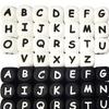 26 силиконовых бусин с буквами, квадратные бусины с буквами AZ размером 12 мм, используются для изготовления брелоков с силиконовыми бусинами с буквами