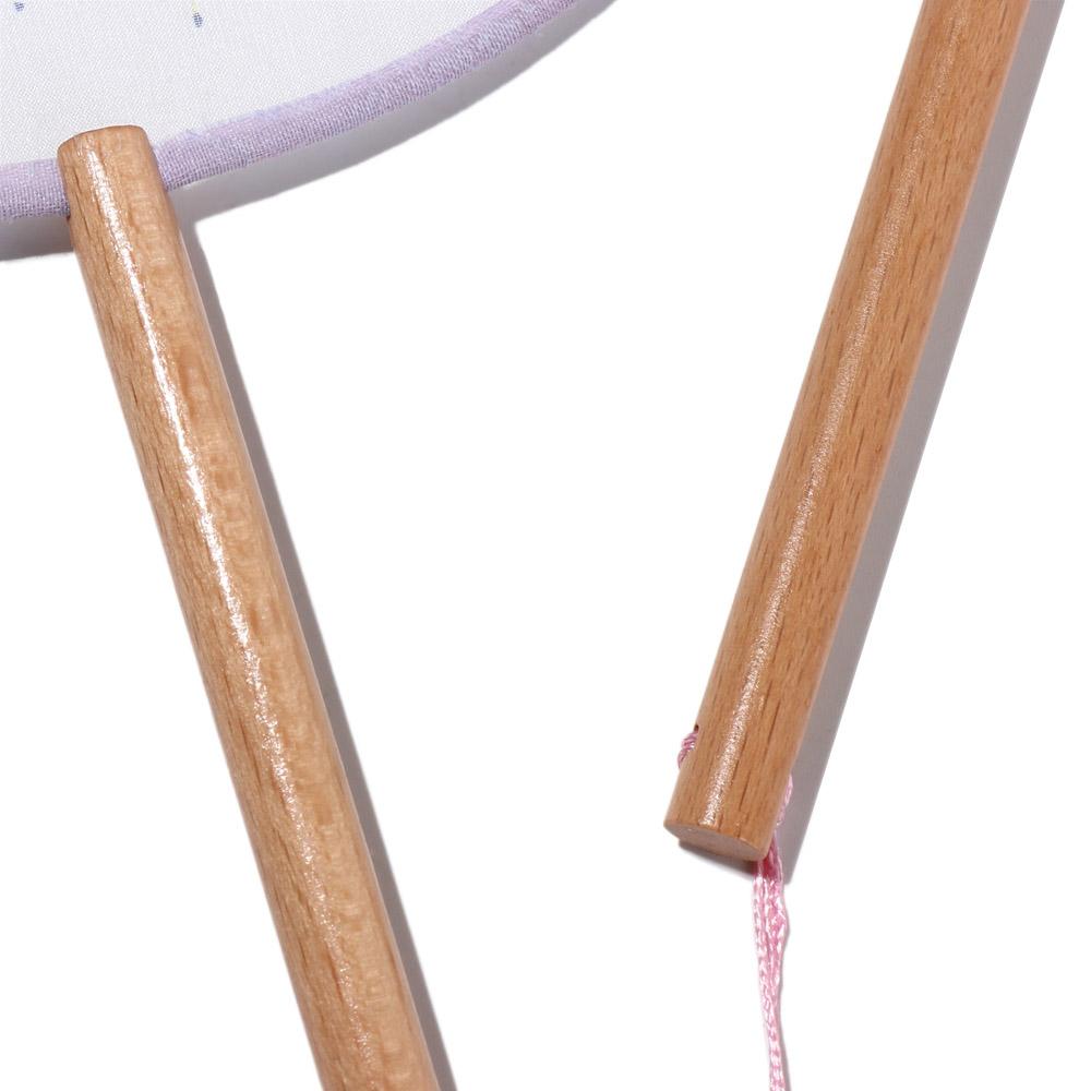 with Pendant Embroidery Fan Handheld Silk Fan Ink Painting Chinese Style Fan  Home Decor