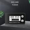 Waterproof Battery Capacity Tester Volt Current LCD Display with Memory Function Battery Capacity Tester for Balance Car