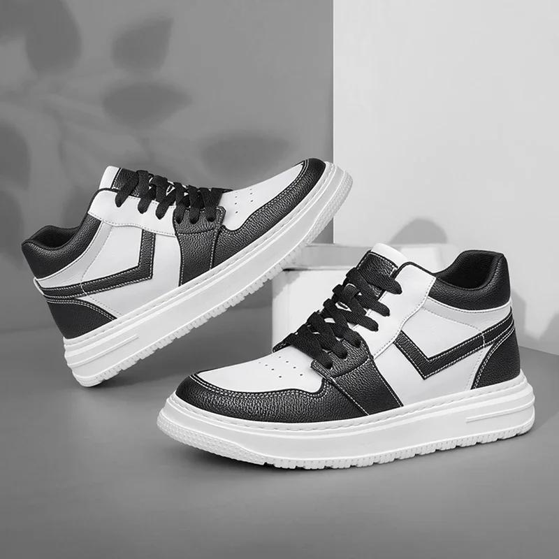 Кроссовки мужские, увеличивающие рост, стелька 6 см, белые, черные, более высокие, для мужчин, для отдыха, мода, большие размеры 36-44Lift