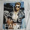 РАСПРОДАЖА Винтажная белая футболка George Michael С коротким рукавом Все размеры Унисекс Футболка