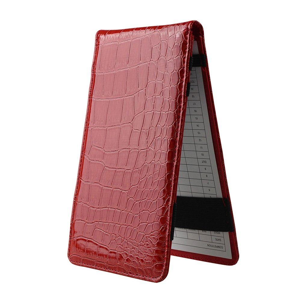 Портативная водонепроницаемая книга для записи результатов гольфа из искусственной кожи, счетчик гольфа, держатель карточки для записи результатов