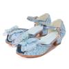 Girl's High Heel Shoes Summer Sequins Sweet Children Princess Dress Sandals Fashion Elegant Bowtie Kids Sandal for Party Wedding