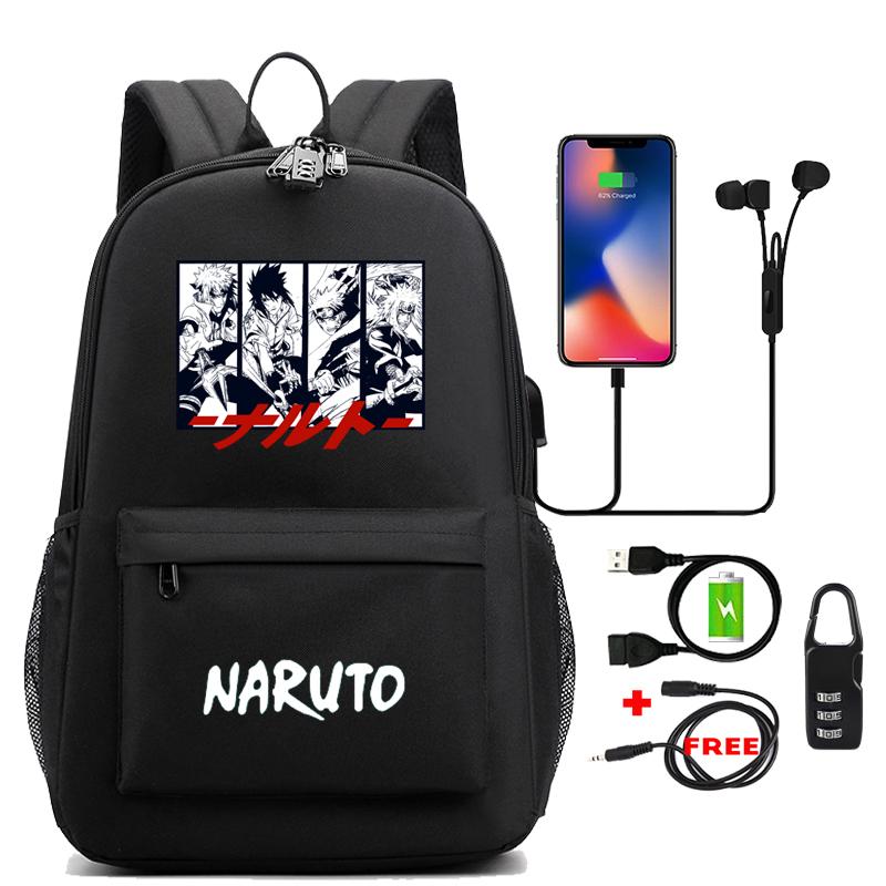 Рюкзак в стиле аниме «Снова в школу», рюкзак, студенческий школьный рюкзак для мужчин и женщин, USB-рюкзак для отдыха, дорожный рюкзак для подростков, сумки для мальчиков и девочек