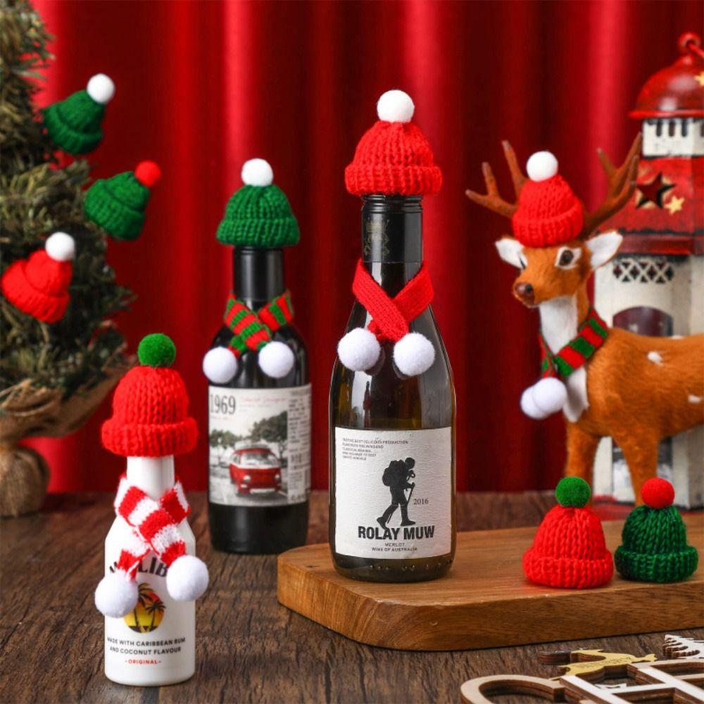 Neck Scarf 1:12 Doll Clothes Soft Mini Xmas Dolls Hat Cute Christmas Doll Scarf Gifts