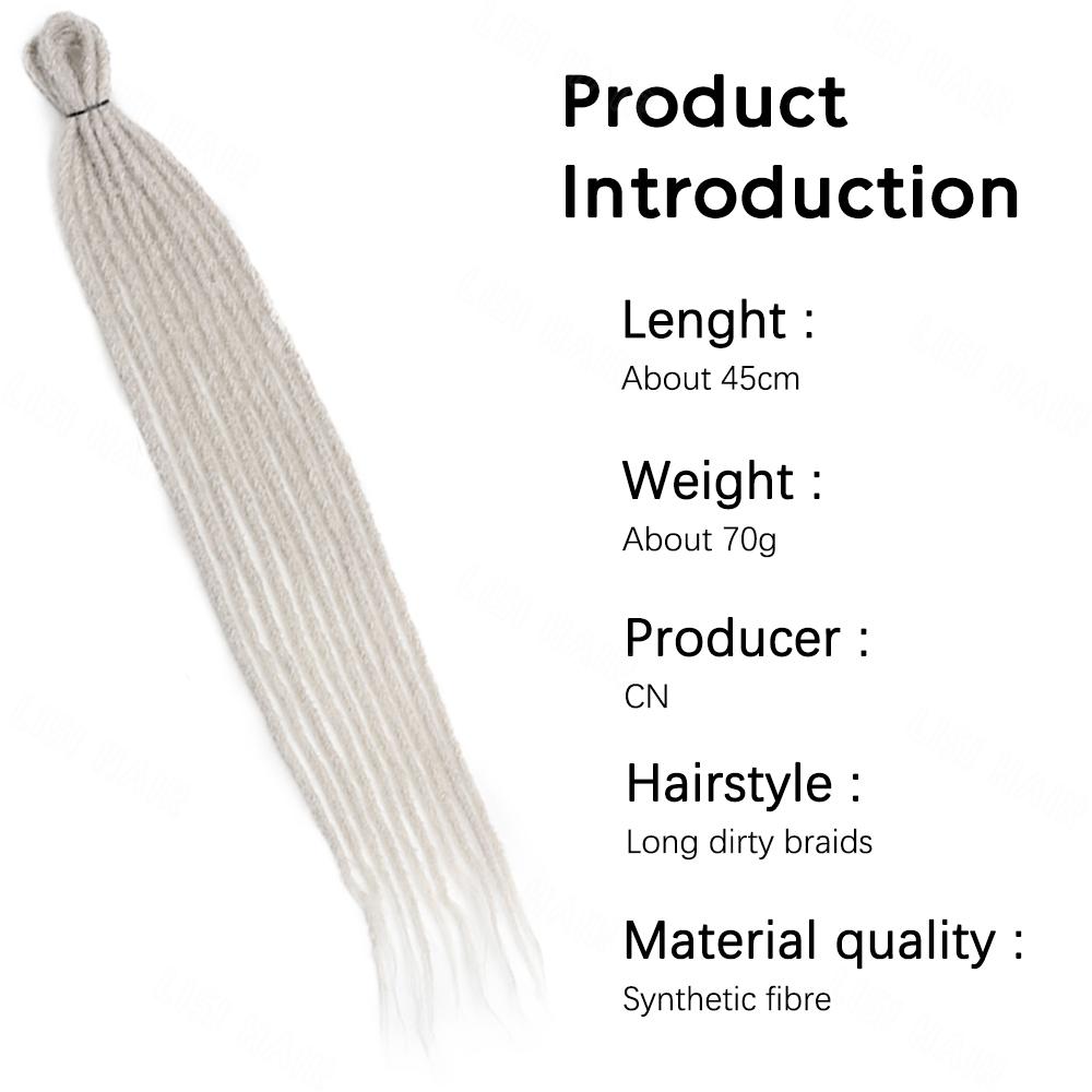Синтетические длинные прямые дреды мягкие искусственные накладные волосы для женщин косплей вечеринка одежда