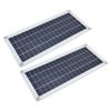 2x10W Monocrystalline Silicon Solar Panel Emergency Battery Charger Kit Photovoltaic Panel for RV