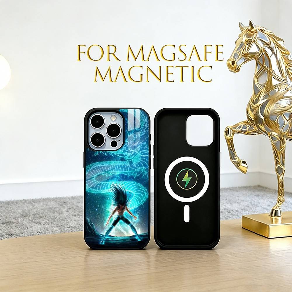 Saint Seiya Phone Case For iPhone17,16,15,14,13,12,11 Plus,Pro Magnetic with Magsafe Wireless Charging
