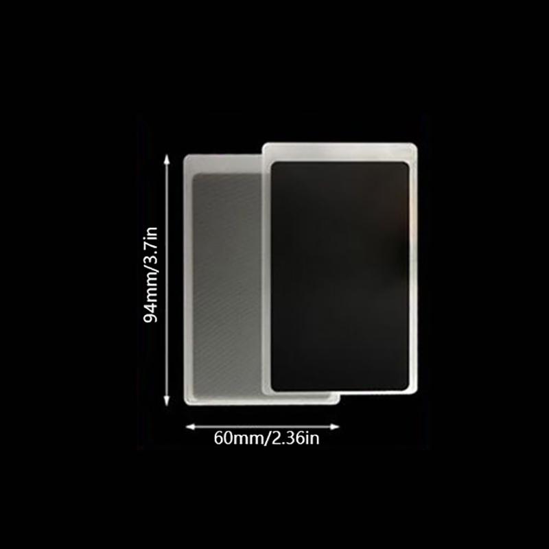 Практичные защитники личной информации Многоцелевой чехол для банковской карты, удостоверения личности, защиты конфиденциальности Прочный ПВХ, защита от подглядывания, карт H