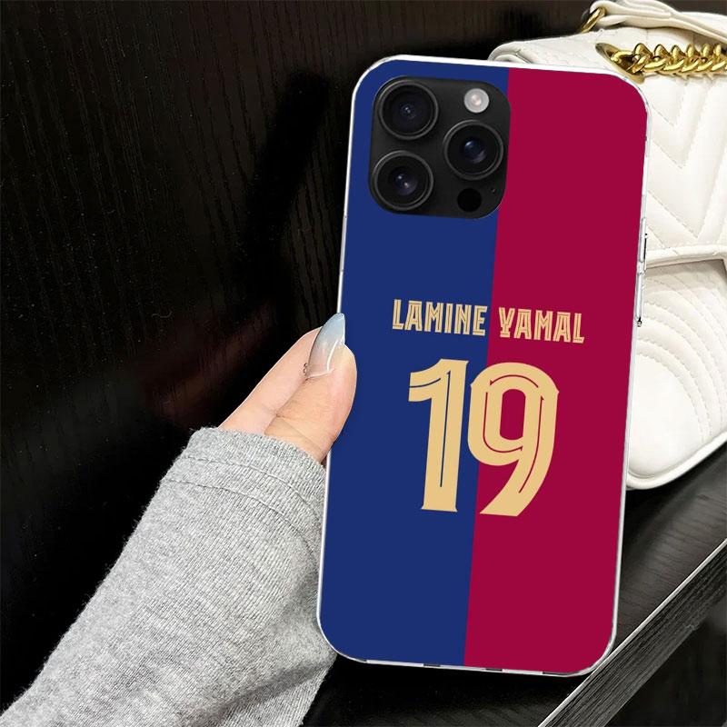 Чехол L-Lamine Y-Yamal 19 для iPhone 13 12 Mini 11 Pro Max Мягкий чехол для телефона X XS XR 7 SE 8 Plus 6 6S 5 5S Силиконовый Черный Capa