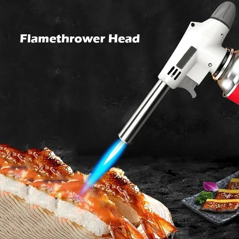 Горелка для приготовления пищи Автозажигание Бутан Газовая сварка-горелка Сварочная газовая горелка Пламя Газовая горелка Пламя Пистолет для барбекю Кемпинг Кулинария