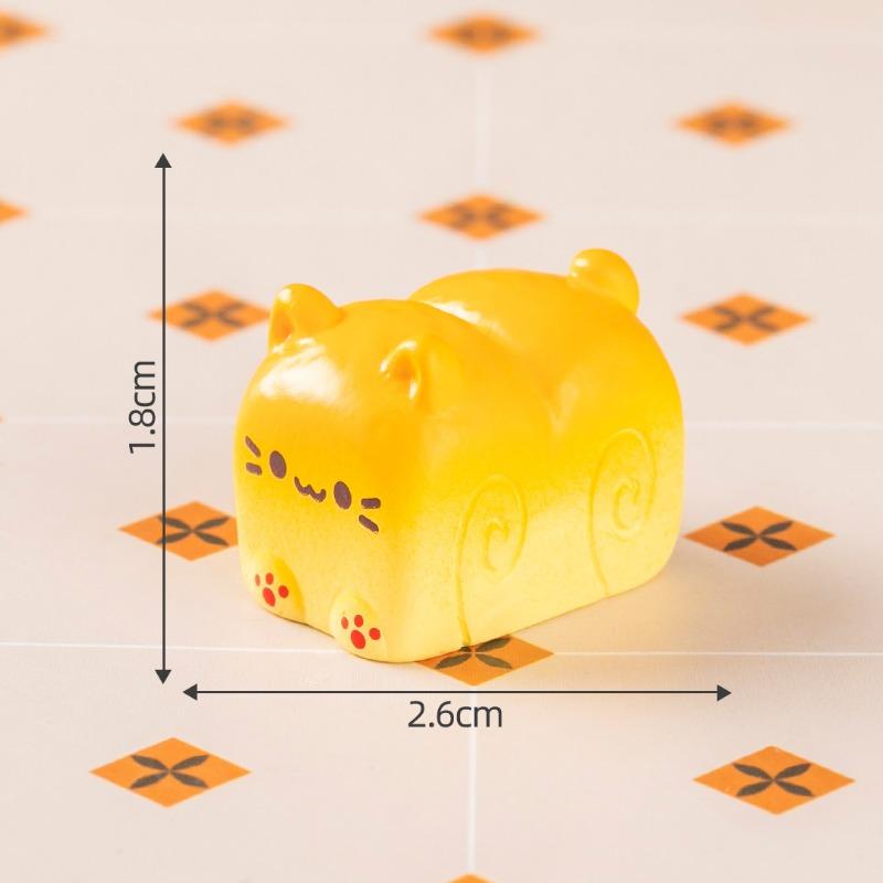 Микро-ландшафт Симуляция Милые Маленькие Животные Десерты Маленький Хлеб Украшения Слепые Пакеты